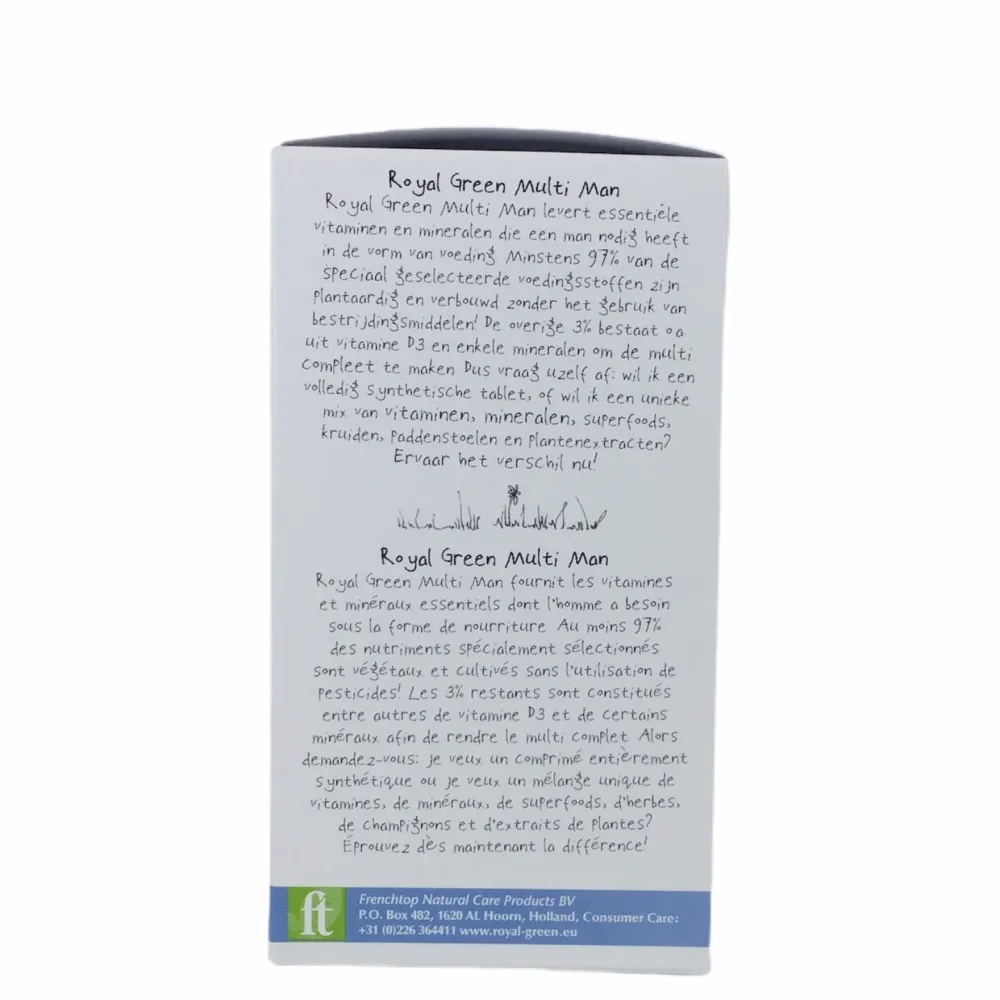 Royal Green Weerstand|Selenium>Multi Man - 60 Tabletten