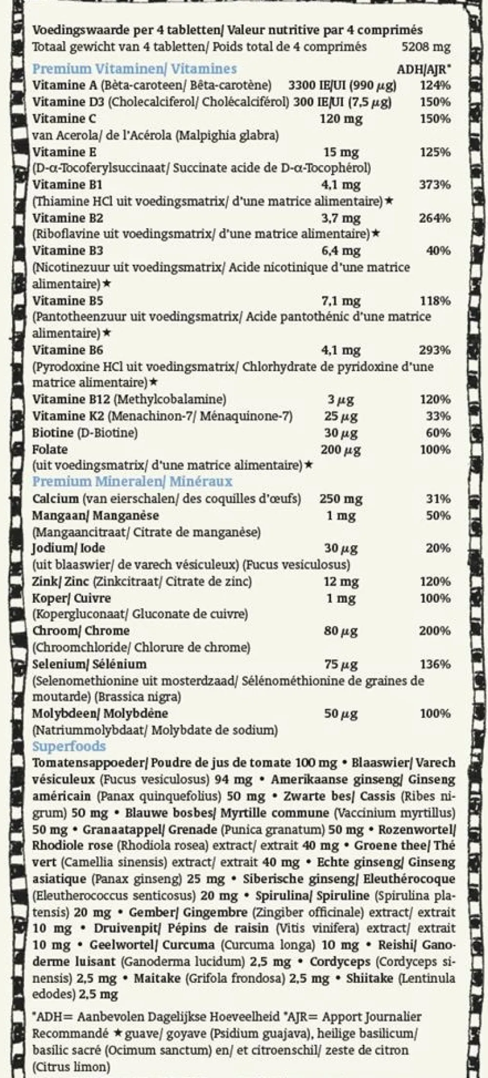 Royal Green Weerstand|Selenium>Multi Man - 60 Tabletten