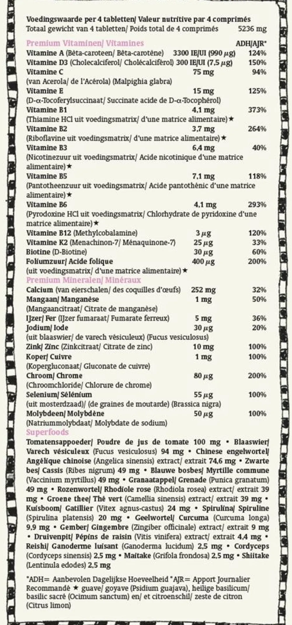 Royal Green Vrouw|Weerstand>Multi Woman - 60 tabletten