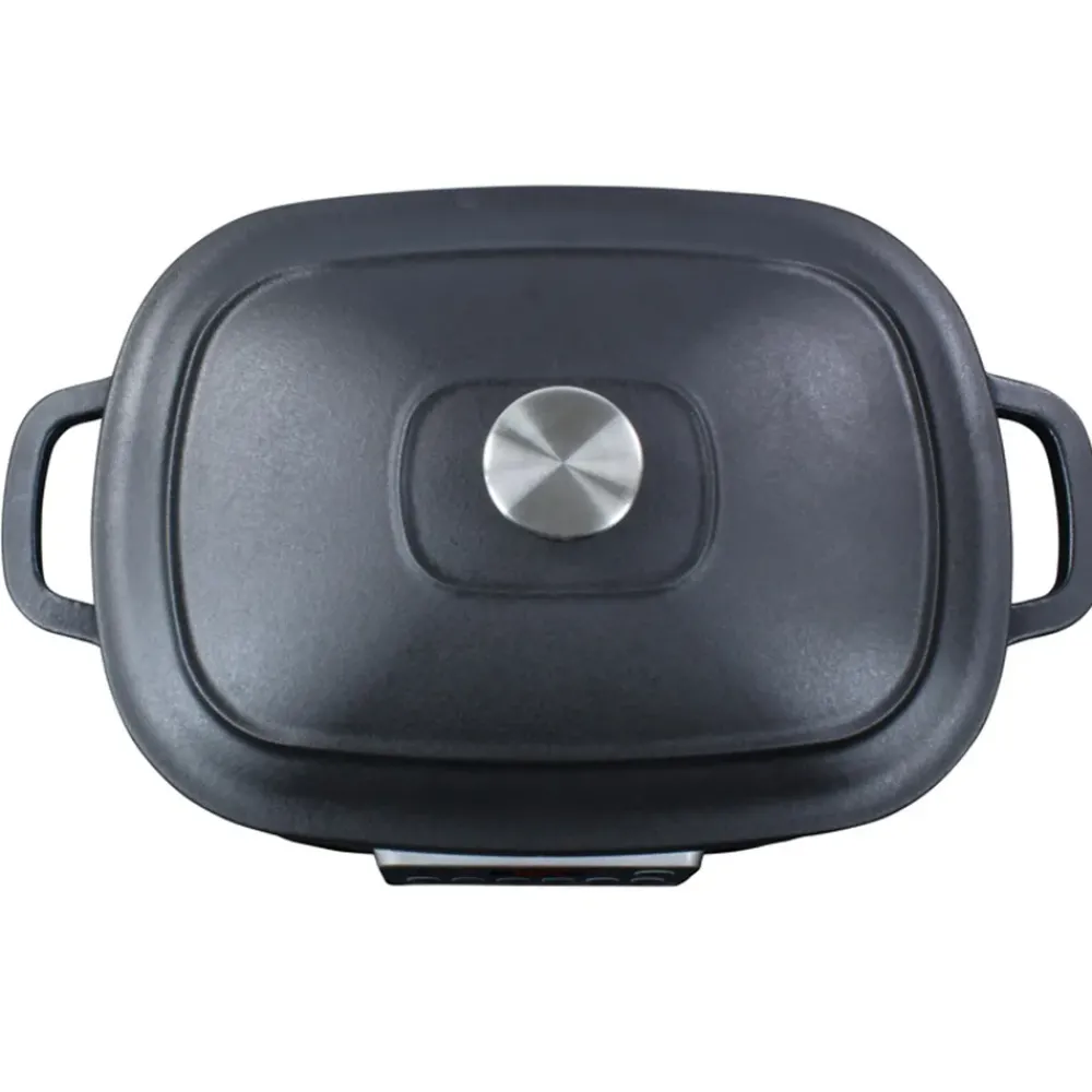 Wartmann Slowcooker / Multicooker|Braadpan>Multicooker / Slowcooker - Gietijzer - Zwart - 5,5l