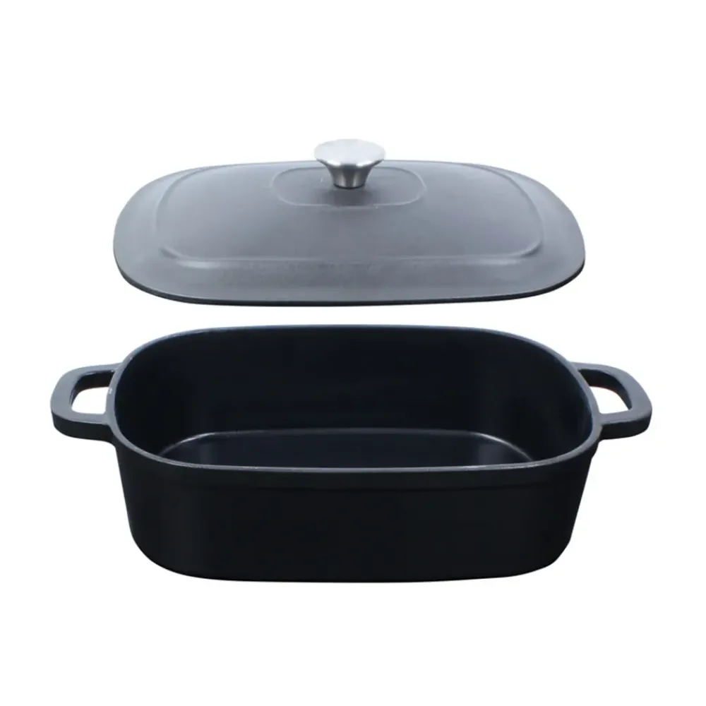Wartmann Slowcooker / Multicooker|Braadpan>Multicooker / Slowcooker - Gietijzer - Zwart - 5,5l