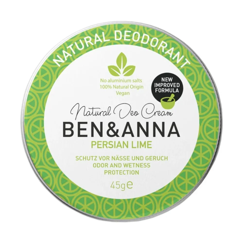 Ben & Anna Deodorant>Natuurlijke Deodorant Creme - Persian Lime - 45gr
