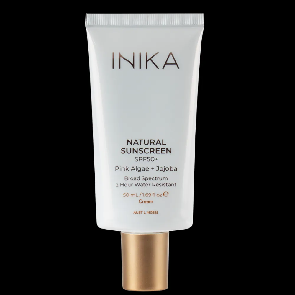 INIKA Zonnebrand|Zonbescherming>Natuurlijke Zonnebrandcrème SPF50+ - 50ml