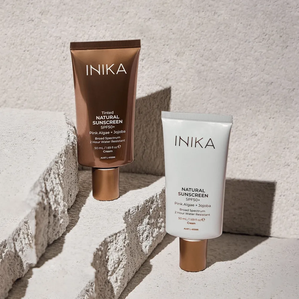 INIKA Zonnebrand|Zonbescherming>Natuurlijke Zonnebrandcrème SPF50+ - 50ml