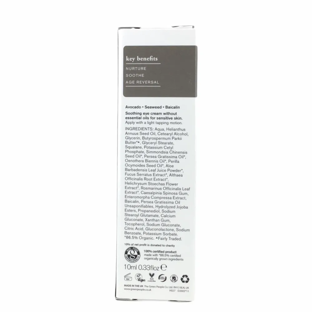 Green People Oogcrème>Neutrale Parfumvrije Oogcreme - 10ml