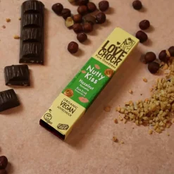 Lovechock Chocolade|Snacks>NUTTY KISS - Hazelnut - 40 g - BIO