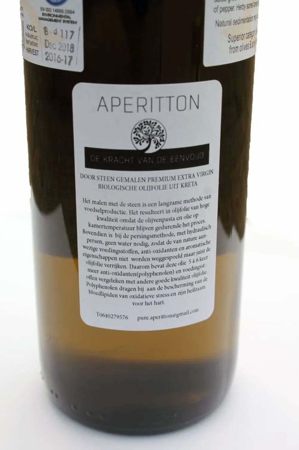 Biolea Paleo Aip|Olijfolie>Olijfolie Premium extra Virgin - 500ml - BIO