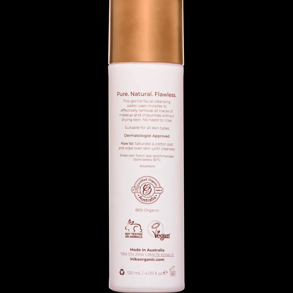 INIKA Rimpels|Reiniging>Phyto-Active Rosewater Micellar - 120ml - BIO