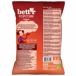 Bett'r Chips & Zoutjes>Popcorn Zout - 60g - BIO