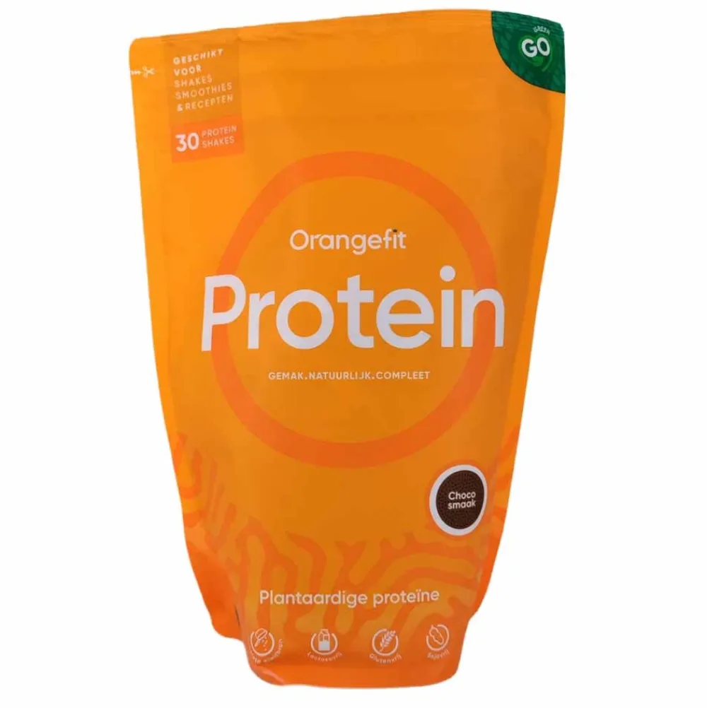Orangefit Spieren|Proteïne Poeder>Protein Chocolade met Zoetstoffen uit Stevia - 750g