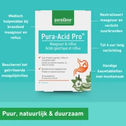 Purasana Overige Mineralen>Pura-Acid Pro - 20 tabletten