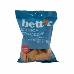 Bett'r Chips & Zoutjes|Crackers En Wafels>Quinoa Cracker Geroosterde Paprika BIO - 100g