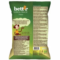 Bett'r Chips & Zoutjes>Quinoa Snack Pizza - 50g - BIO