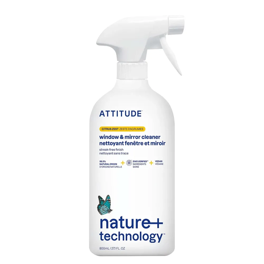 ATTITUDE Schoonmaakproducten>Raam- en spiegelreiniger - Spray - 800ml