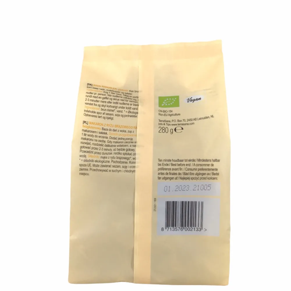 Terrasana Pasta, Pizza En Noodles>Ramen bruine rijstnoodles - 280g - BIO