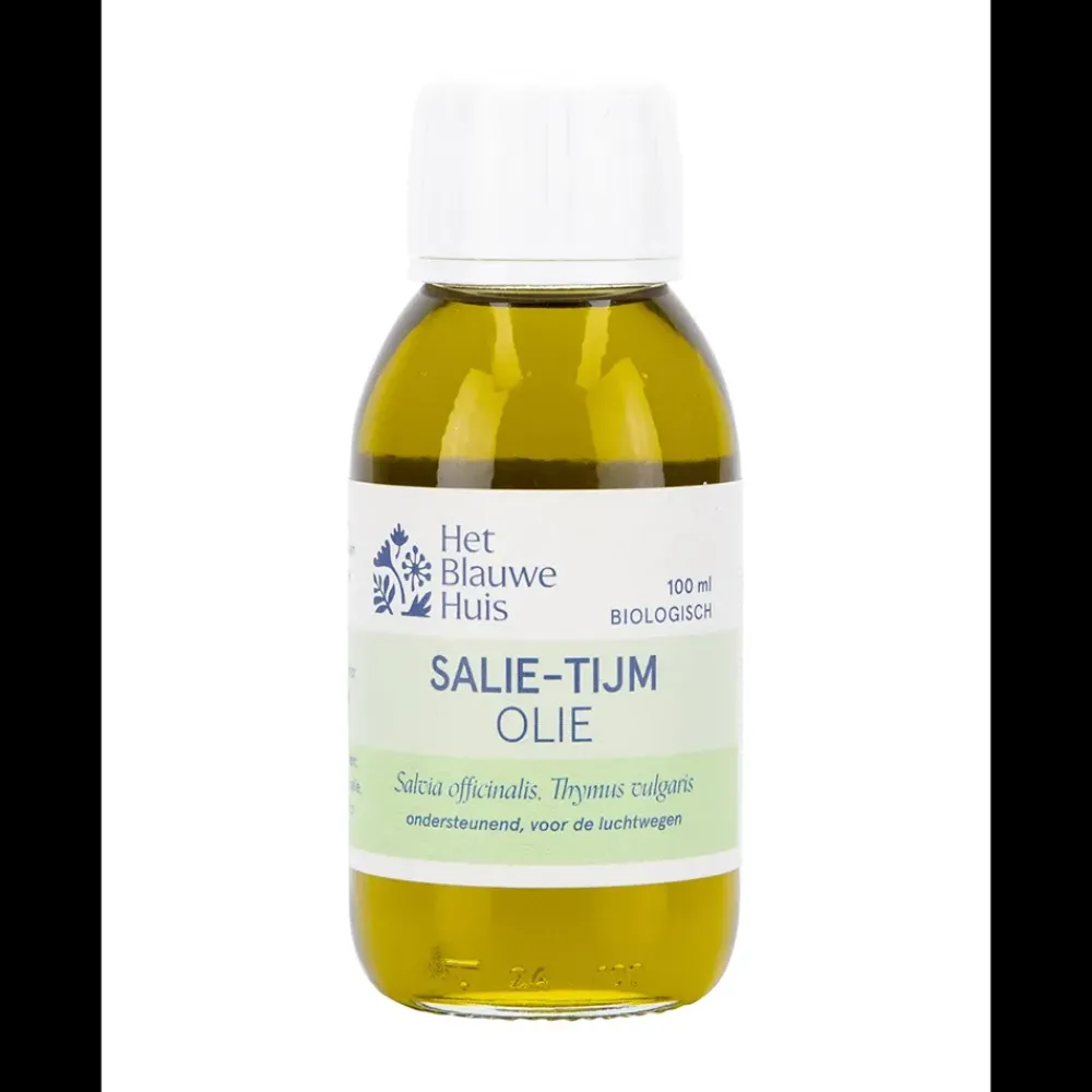 Het Blauwe Huis Baby & Kind|Lichaamsverzorging>Salie-Tijm Olie - 100ml - BIO
