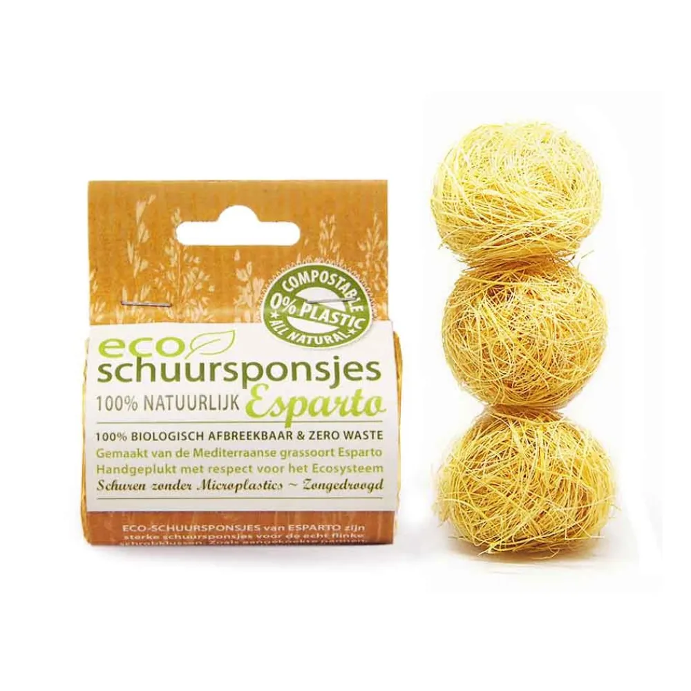 Eco-schuursponsjes Afwassponsjes, Doekjes En Borstels|Afwasborstels, Doekjes En Sponsjes>Schuurspons ESPARTO