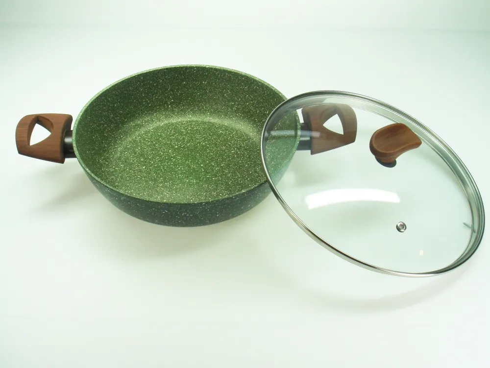 Natura Induction Hapjespan Zonder Teflon>Serveer-/hapjespan met 2 grepen - VegeTek
