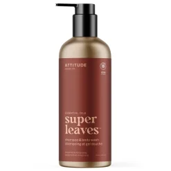 ATTITUDE Haarverzorging/Shampoo En Conditioner|Lichaamsverzorging/Douche En Bad>Shampoo & Bodywash 2 in 1 - Bergamot & Ylang Ylang - 473ml