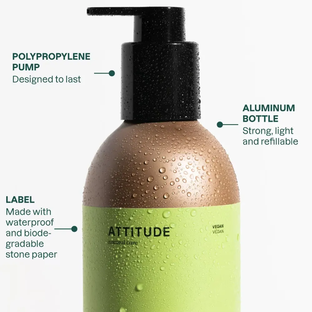 ATTITUDE Haarverzorging/Shampoo En Conditioner|Lichaamsverzorging/Douche En Bad>Shampoo & Bodywash 2 in 1 - Bergamot & Ylang Ylang - 473ml