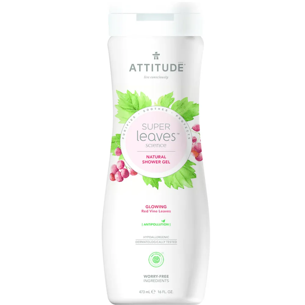 ATTITUDE Bad En Douche>Shower Gel Super Leaves - Glowing - 473ml