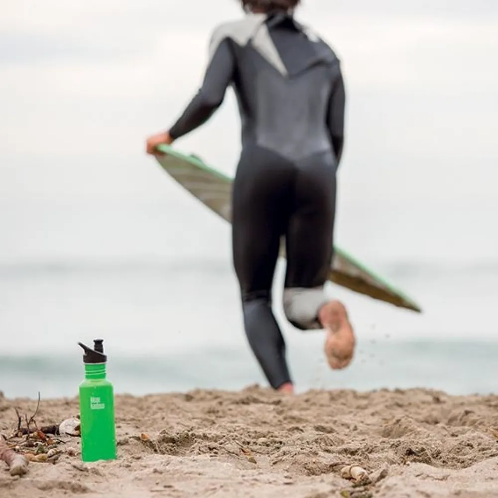 Klean Kanteen Rvs Drinkflessen|Rvs Drinkflessen>Sport Cap 3.0 - Classic - Zwart