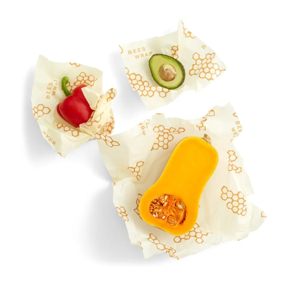 Bee's Wrap Wax Wraps En Katoenen Zakjes|Bewaren En Meenemen>Starter Set Wraps - S/M/L - 3-pack