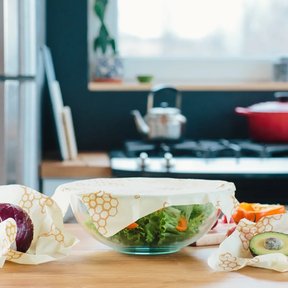 Bee's Wrap Wax Wraps En Katoenen Zakjes|Bewaren En Meenemen>Starter Set Wraps - S/M/L - 3-pack