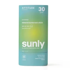 ATTITUDE Zonnebrand>Sunly Zonnebrandstick SPF30 - Ongeparfumeerd - 60g