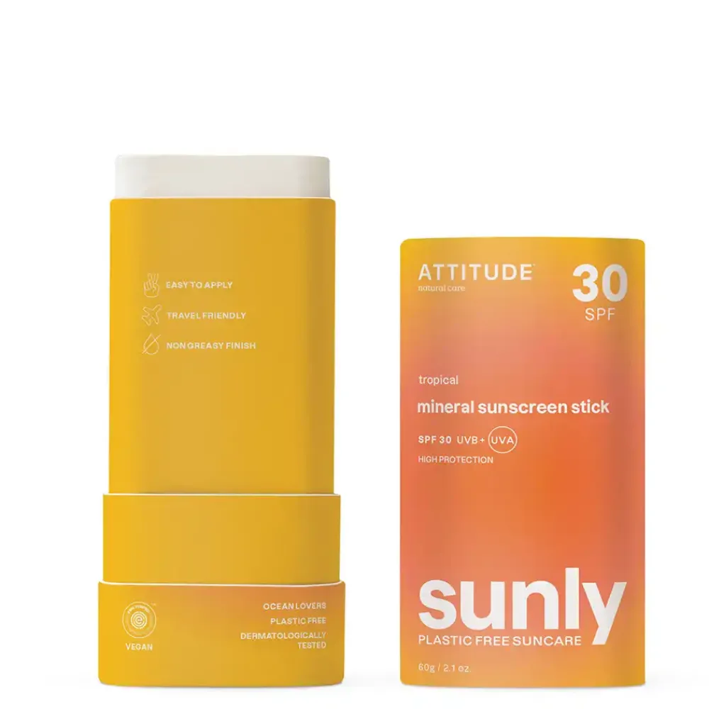 ATTITUDE Zonnebrand>Sunly Zonnebrandstick SPF30 - Tropisch - 60g