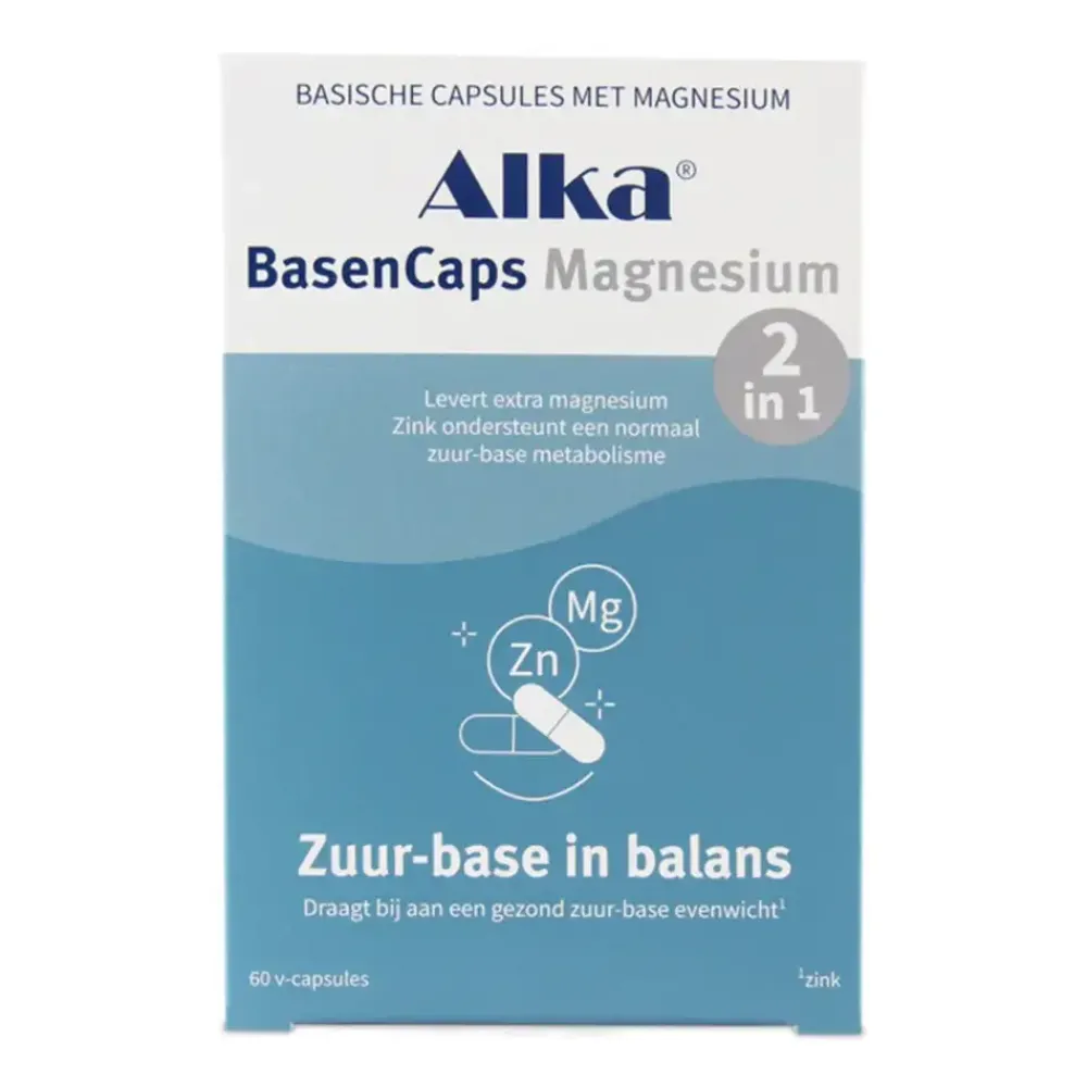 Alka Ontzuren|Ontzuringsproducten>Tabs Magnesium - 60 capsules