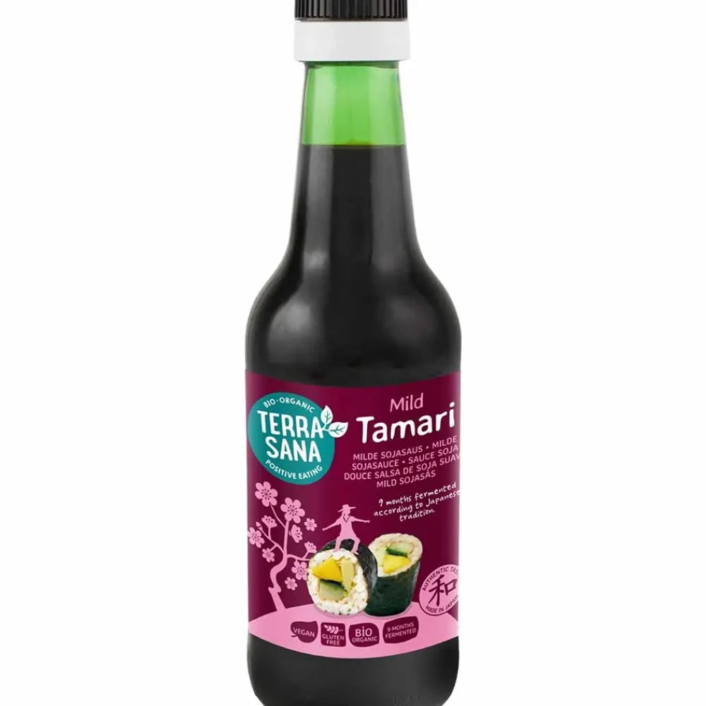 Terrasana Sushi Producten|Tamari & Aminos>Tamari Sojasaus - 250ml - BIO