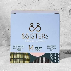 &SISTERS Intieme Verzorging/Tampons|Tampons>Tampons 100% BIO - Heavy - 14 stuks