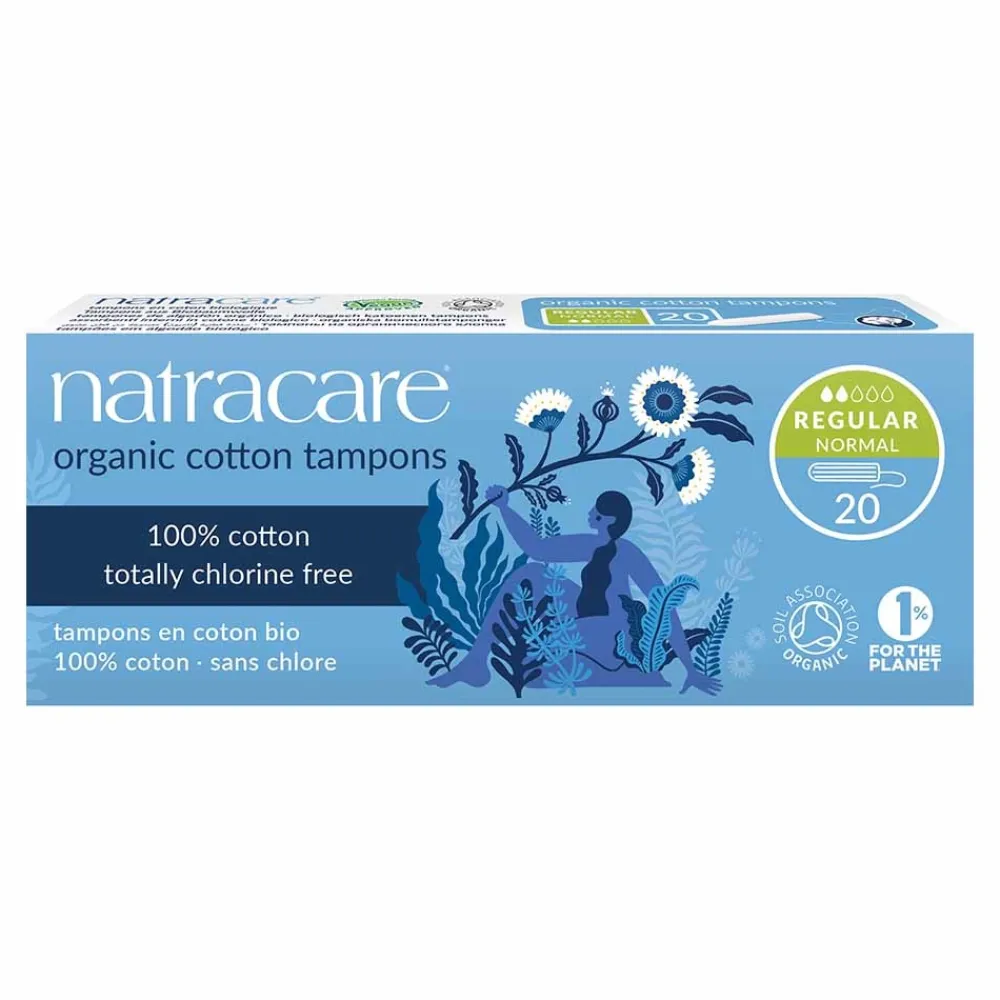Natracare Intieme Verzorging/Tampons|Tampons>Tampons Katoen Normaal - BIO