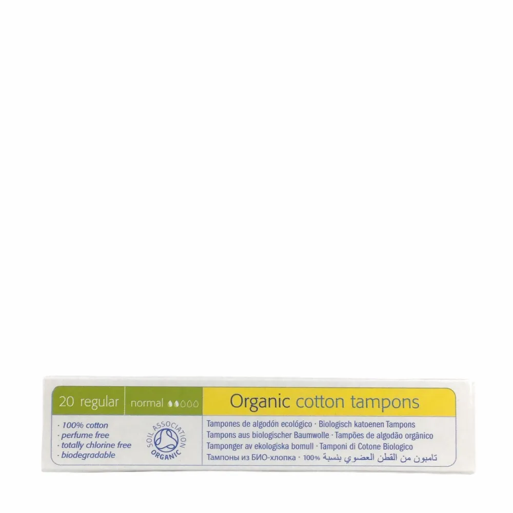 Natracare Intieme Verzorging/Tampons|Tampons>Tampons Katoen Normaal - BIO