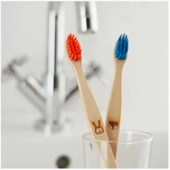 ecoLiving Baby & Kind|Mondverzorging/Tandenborstel>Tandenborstel voor Kinderen - Vos - Blauw