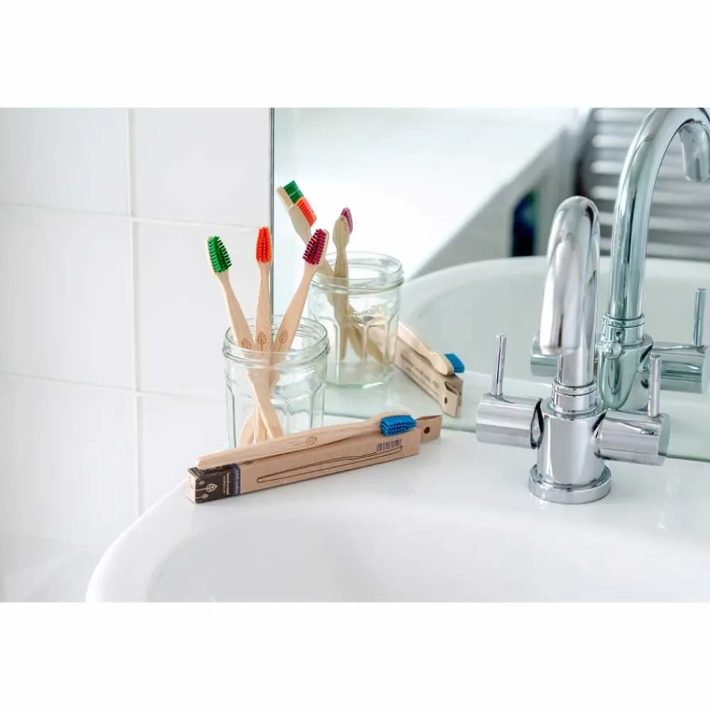 ecoLiving Mondverzorging/Tandenborstel|Tandenborstels>Tandenborstel voor Volwassenen - Oranje