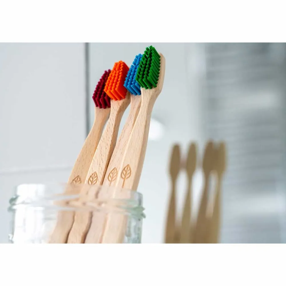 ecoLiving Mondverzorging/Tandenborstel|Tandenborstels>Tandenborstel voor Volwassenen - Oranje
