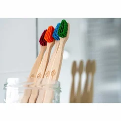 ecoLiving Mondverzorging/Tandenborstel|Tandenborstels>Tandenborstel voor Volwassenen - Rood