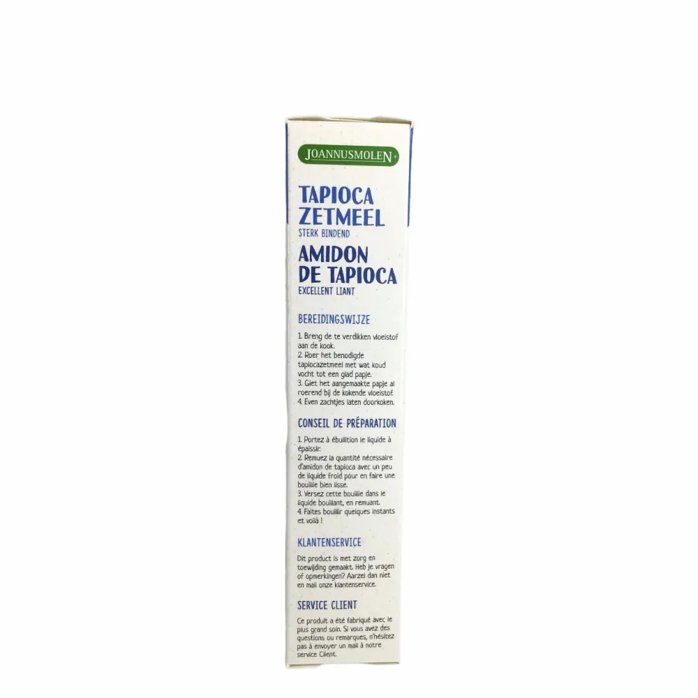 Joannusmolen Paleo Aip|Glutenvrij Meel>Tapiocazetmeel 250g - BIO