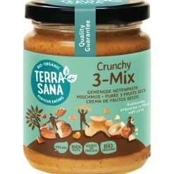Terrasana Notenpasta>3-Mix crunchy notenpasta - 250g - BIO