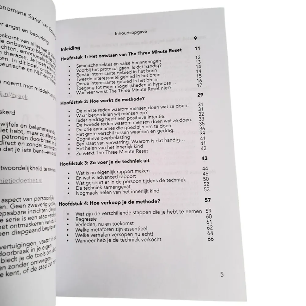 Edwin Selij Informatieve Boeken>The Three Minute Reset – Zelfhulpboek over Angst & Onzekerheid
