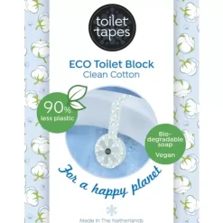 Toilet Tapes Schoonmaakproducten>Toiletblok - Clean Cotton - 1 blok