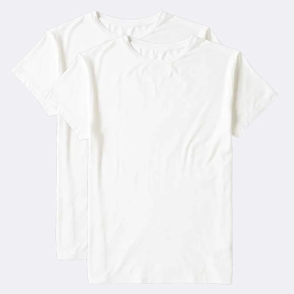 Boody Shirts>T-shirt Dames met ronde hals - wit