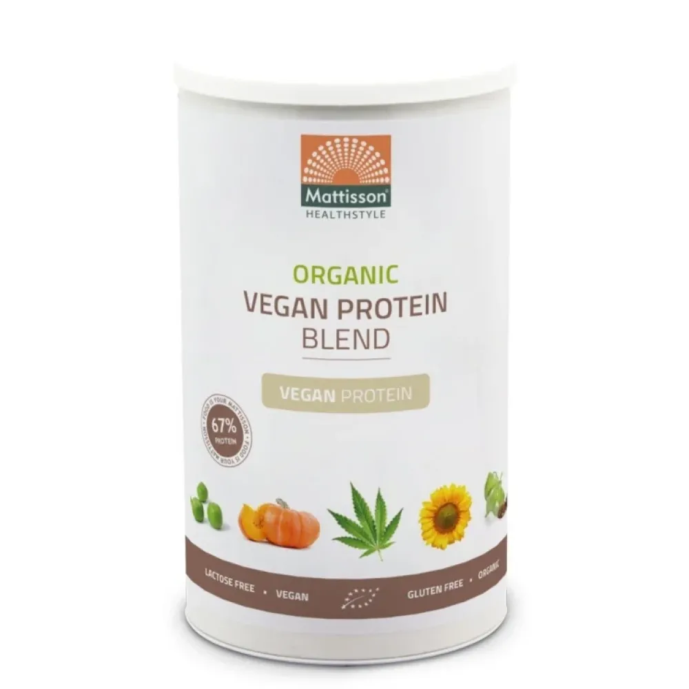 Mattisson Spieren|Proteïne Poeders>Vegan Protein Blend - 400g - BIO