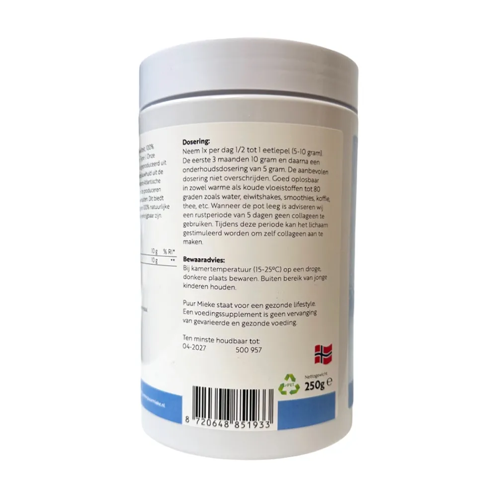 Puur Mieke Rimpels|Puur Mieke Supplementen>Viscollageen Poeder - 250g