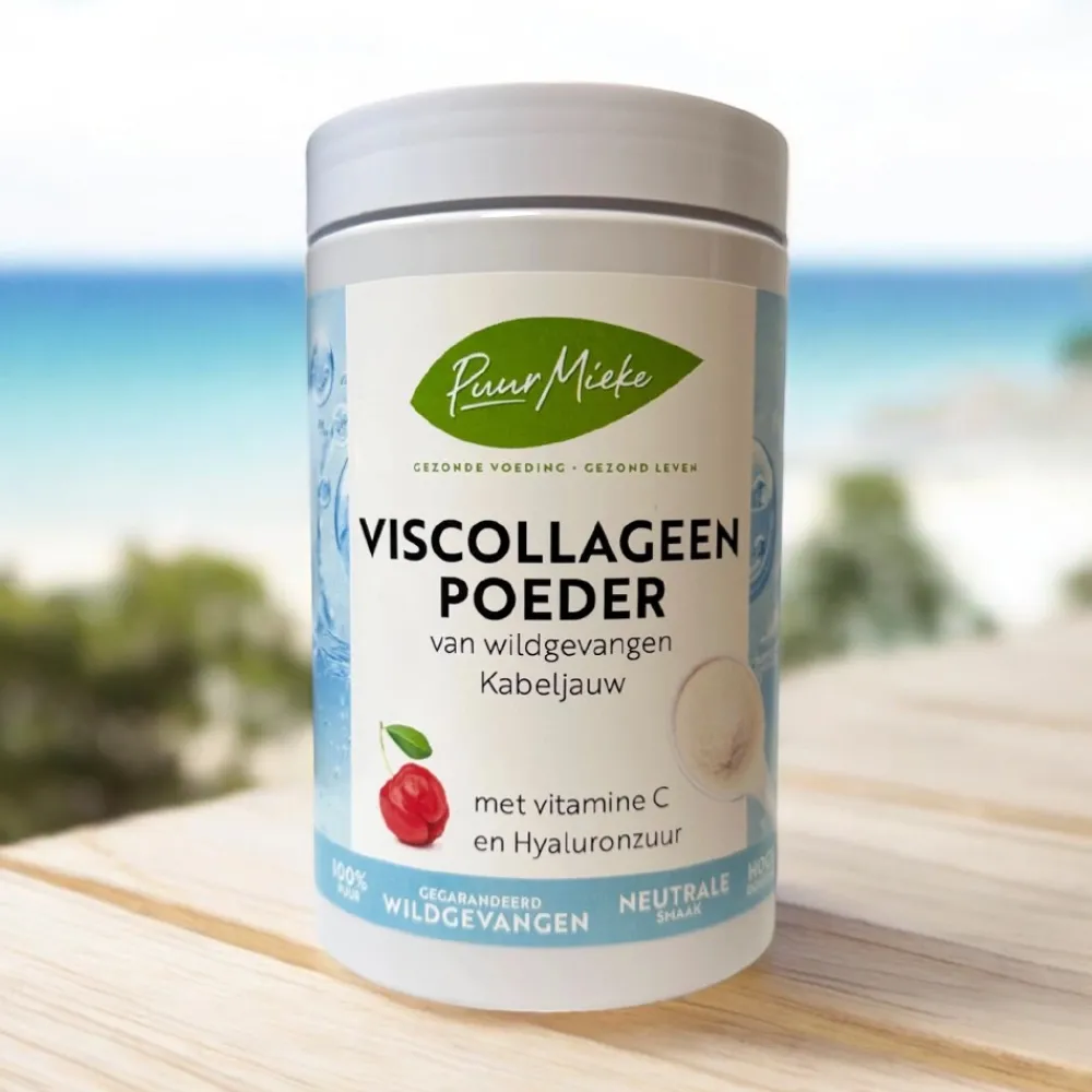 Puur Mieke Rimpels|Puur Mieke Supplementen>Viscollageen Poeder met Hyaluronzuur & Vitamine C - 250g