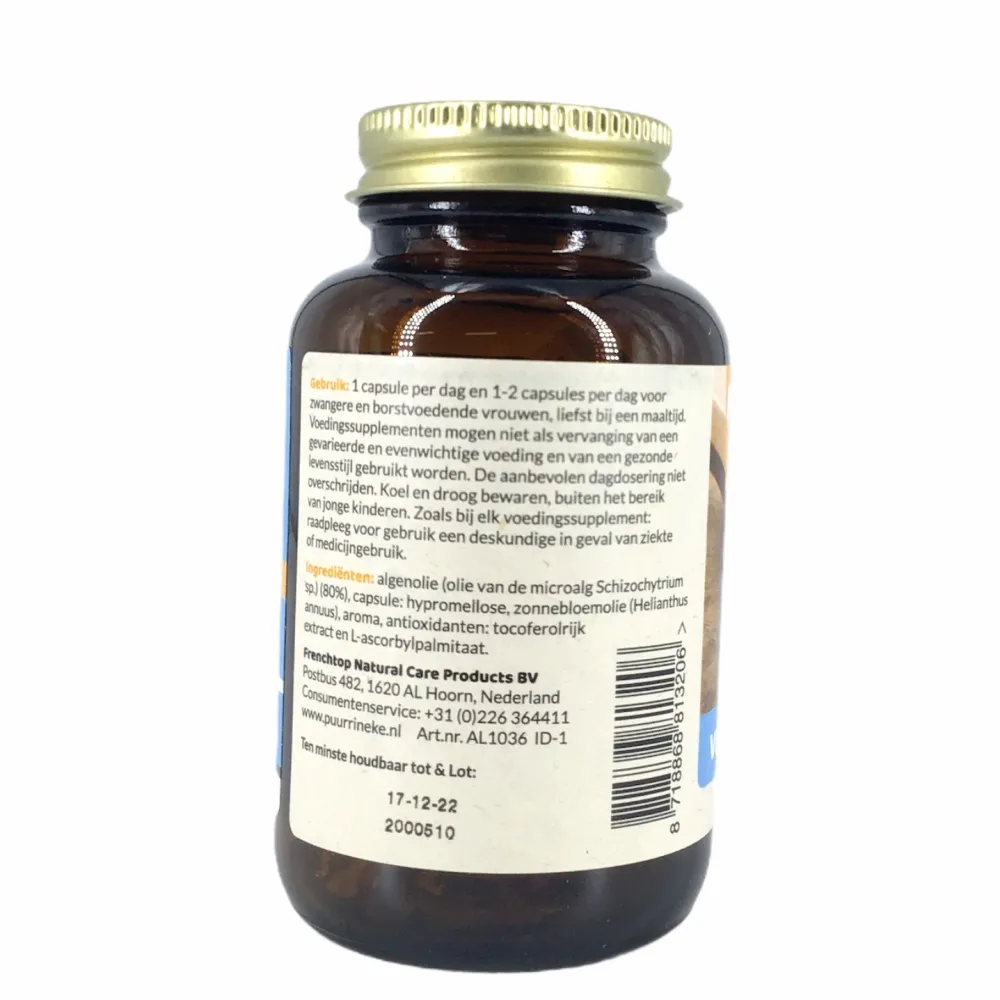 Puur Rineke Ogen|Hart & Bloedvaten>Visvrije Omega 3 - 60 caps