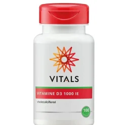 Vitals Immuunsysteem|Botten & Gewrichten>Vitamine D3 1000 i.e. 100 capsules