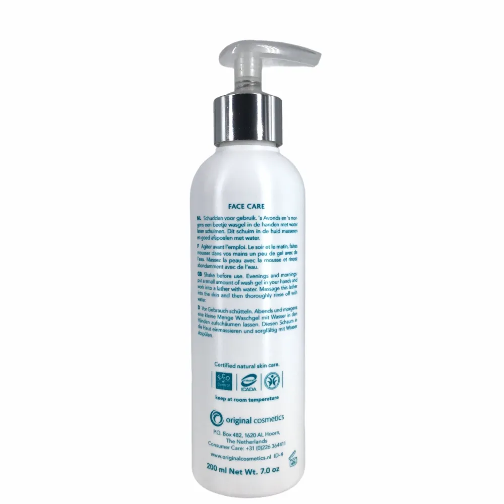 Earth Line Reiniging>Vitamine E Gezichtswasgel 200ml
